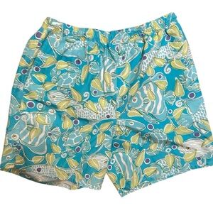 Lilly Pulitzer White Label Men’s Swim Trunks Size Large
